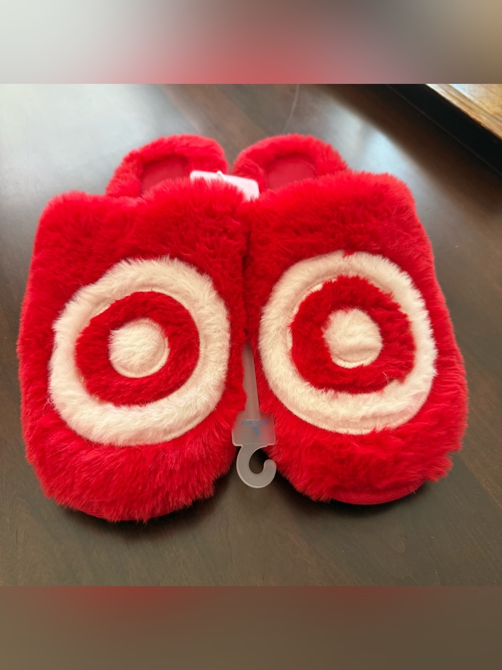 Target Bullseye Slippers - womens Wondershop size large 9/10 - Picture 2 of 5